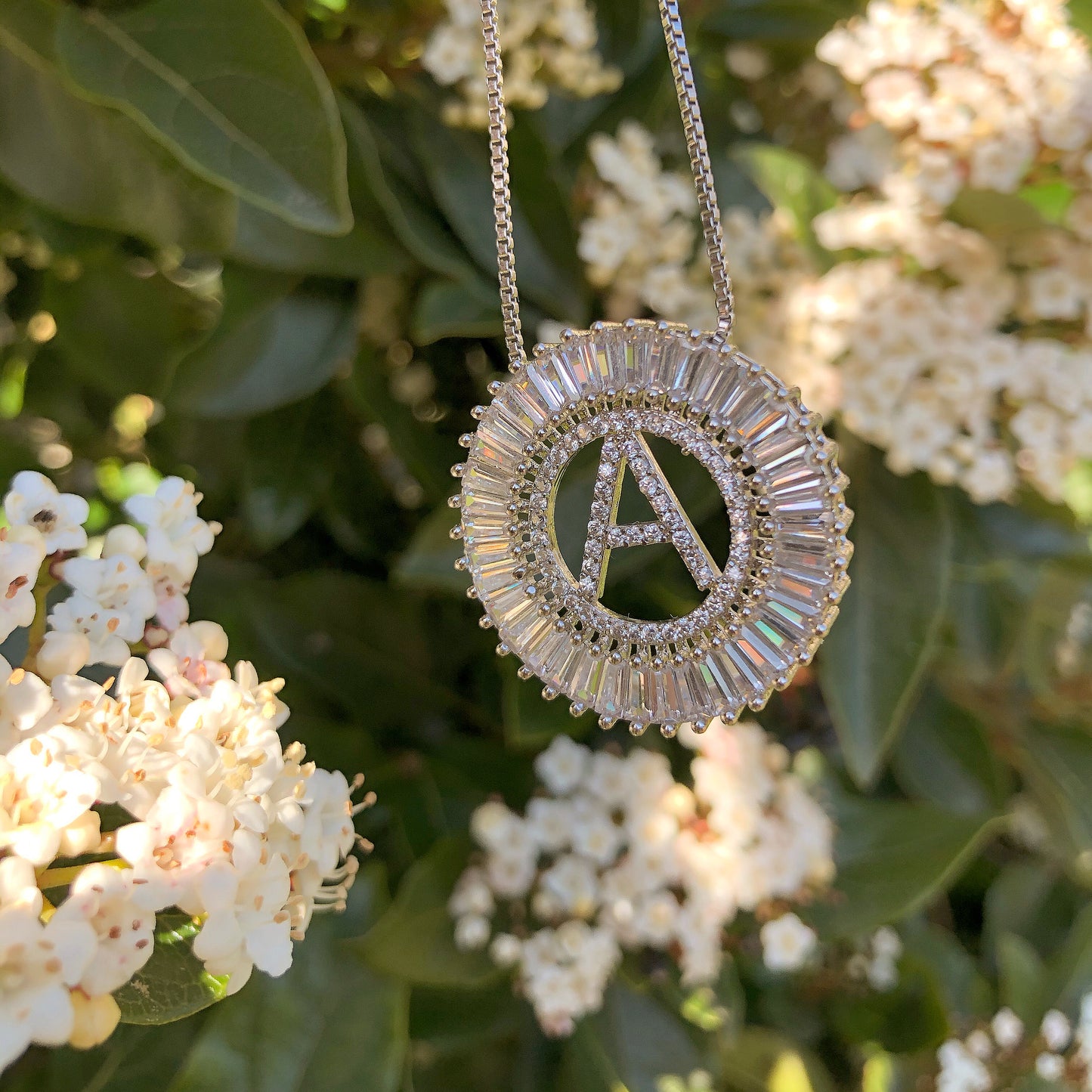 Alpha Initial Necklace